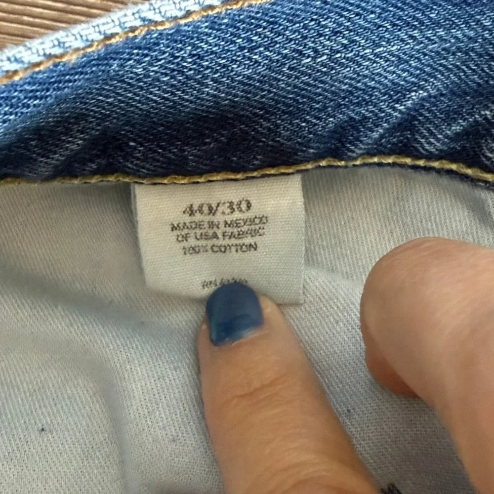 Polo Ralph Lauren 867 Classic Fit Mens Jeans 40x30 Blue Medium Wash Straight Leg